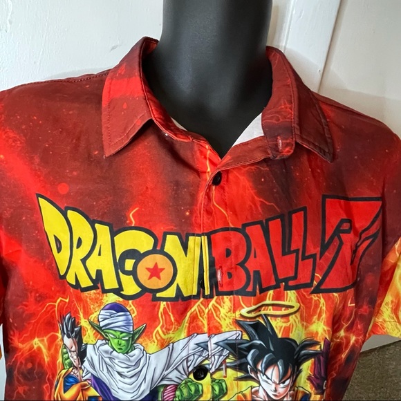 Mens Vintage Graphic Button Up - Picture 4 of 4